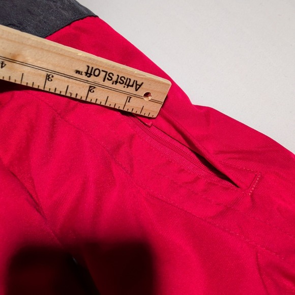 Vintage Spyder Jacket Mens Size L Red Ski Winter Pockets Outdoor Pockets Winter - Picture 13 of 16